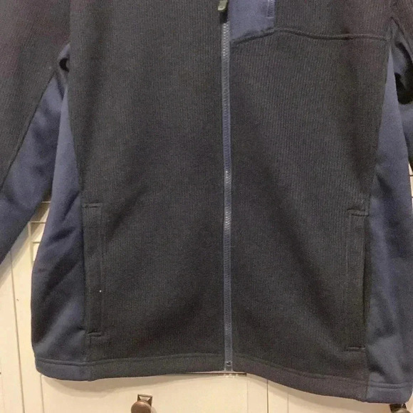 Izod Advantage Performance Stretch Navy Zip Jacket size L - Picture 4 of 8